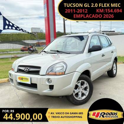 HYUNDAI TUCSON 2.0 MPFI GL 16V 142CV 2WD GASOLINA 4P MANUAL HYUNDAI TUCSON 2.0 MPFI GL 16V 142CV 2WD GASOLINA 4P MANUAL